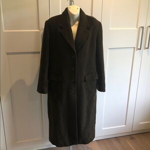 RODIER Vintage Oversized Chocolate Brown Coat